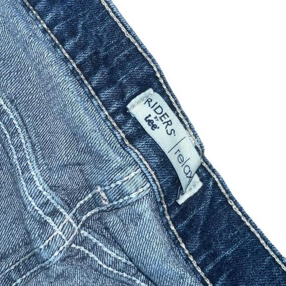 Women's Lee Relaxed Fit Straight Leg Jeans - Size 18M - Blue - Picture 3 of 4